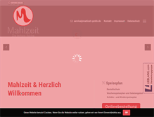Tablet Screenshot of mahlzeit-gmbh.de